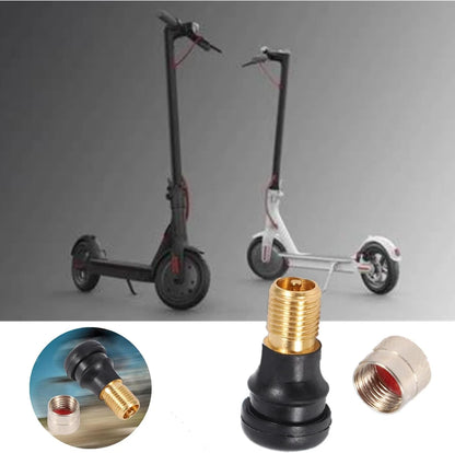 10 Pcs Electric Scooter Vacuum Valve wide range of electric scooters, Black