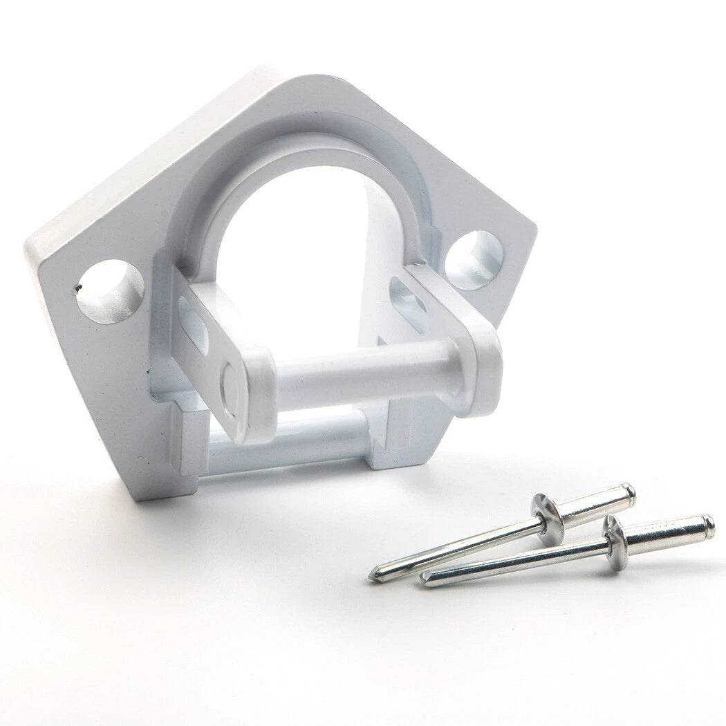FOR RV AWNING SUNCHASER II REPLACEMENT PART BOTTOM FOOT WHITE ALUMINUM