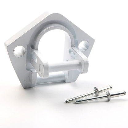 FOR RV AWNING SUNCHASER II REPLACEMENT PART BOTTOM FOOT WHITE ALUMINUM