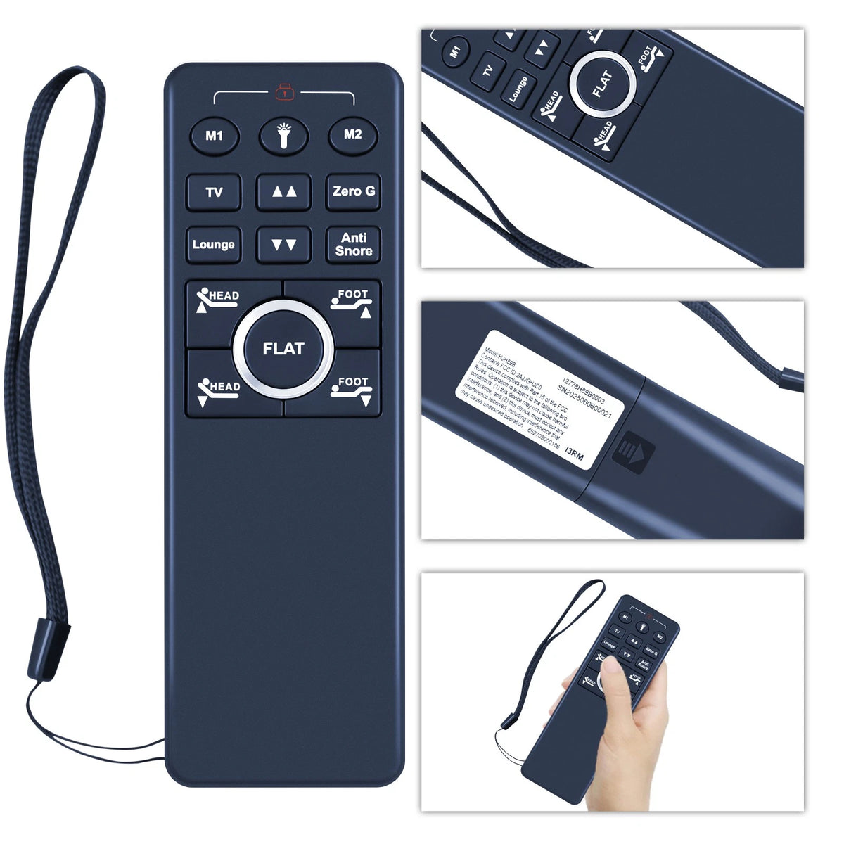HJH89B Remote Control For MLILY/EGOHOME/Richmat/Slumba Adjustable Bed