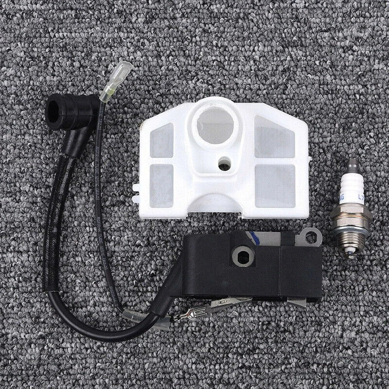 Ignition Coil + Air Filter+Spark Plug For 4500 5200 5800 45/52 /58cc Chainsaw