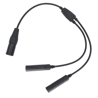 General Ation Dual Plugs Cable Repairing Parts For Airbus 5 Pin XLR Headset