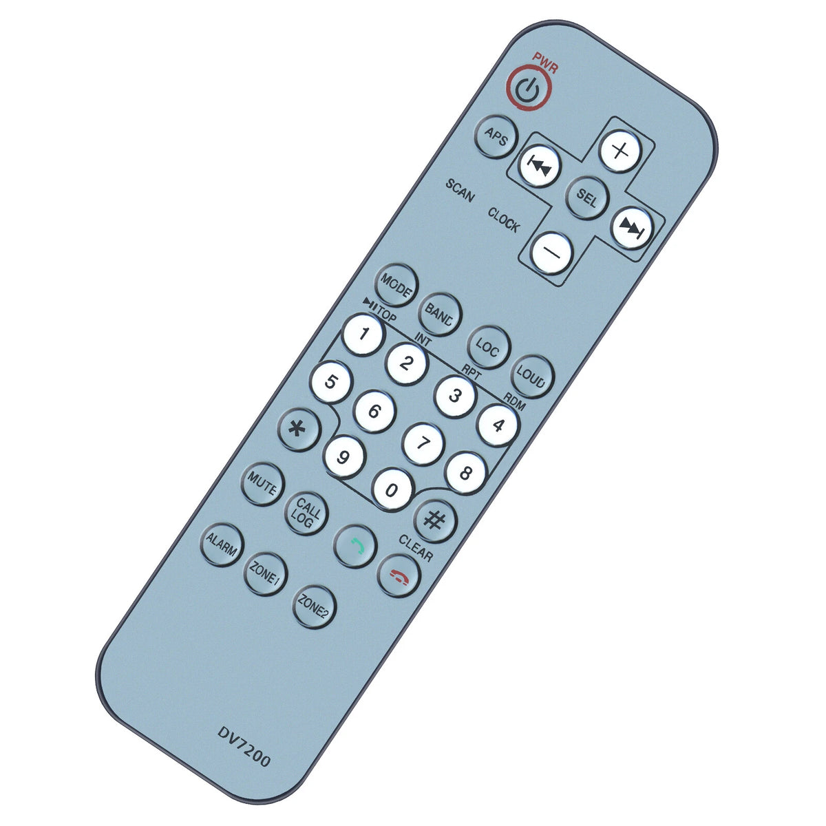 Replacement Remote Control For Furrion DV7200 RV Stereo Entertainment System