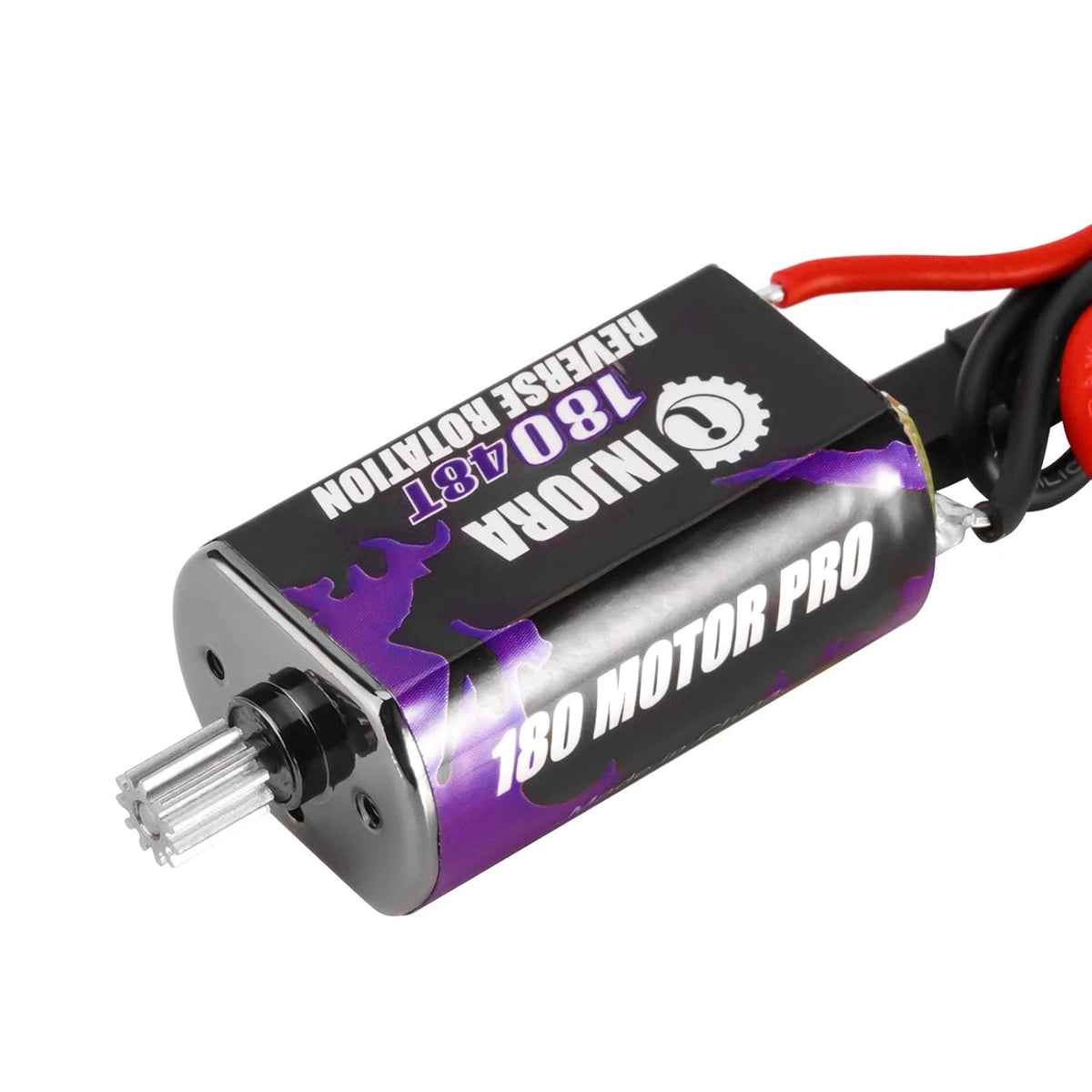 INJORA 180 PRO Brushed 48T Motor with Stainless Steel Pinion for TRX4M 1/18...