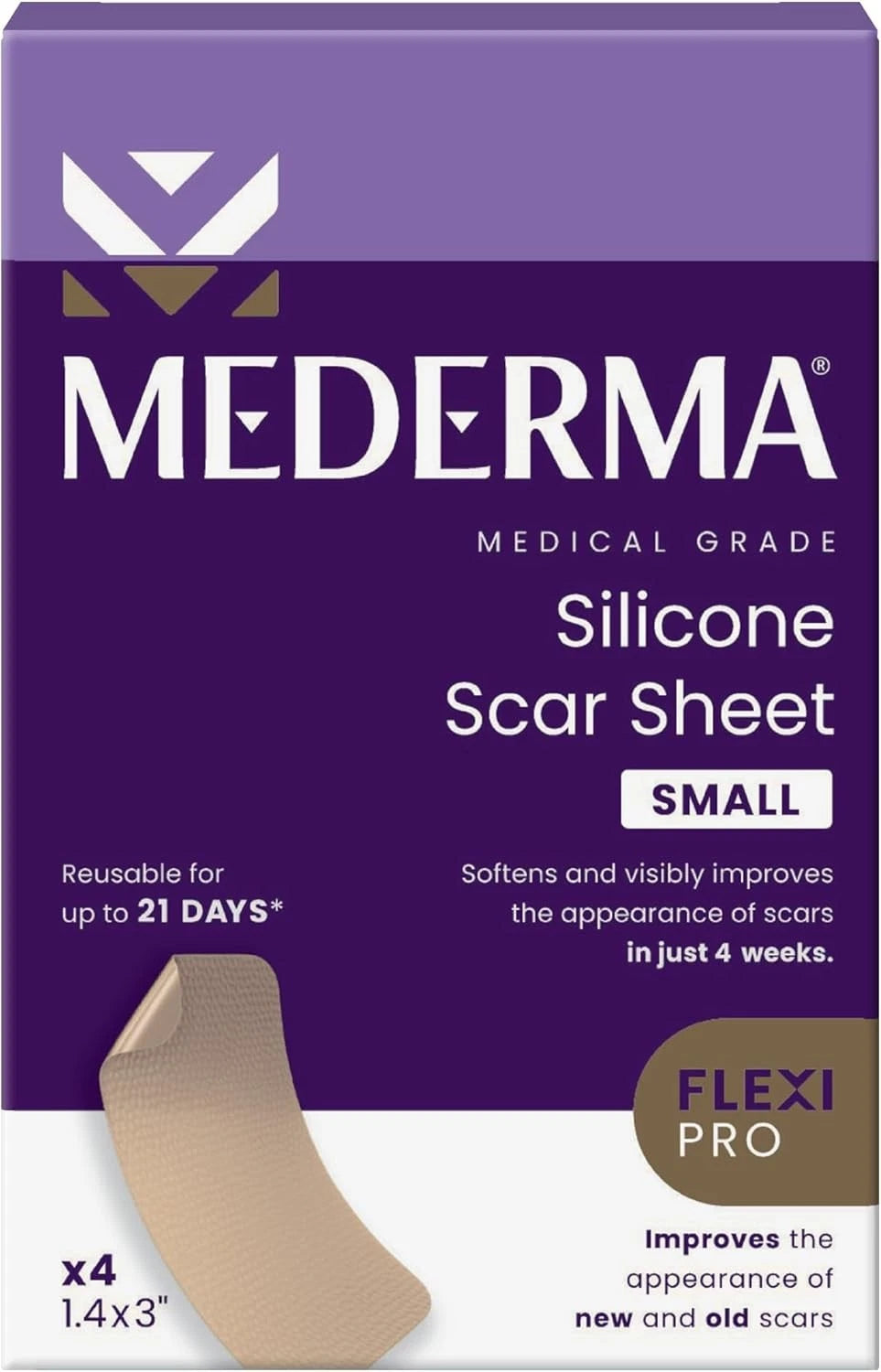 Mederma Medical Grade Silicone Scar Sheets; Improves The Appearance of Small