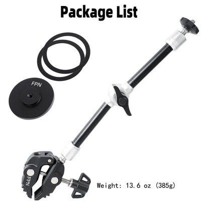 FPN All-Metal Magnetic Phone Holder with Super Clamp&10″ Long Arm for...