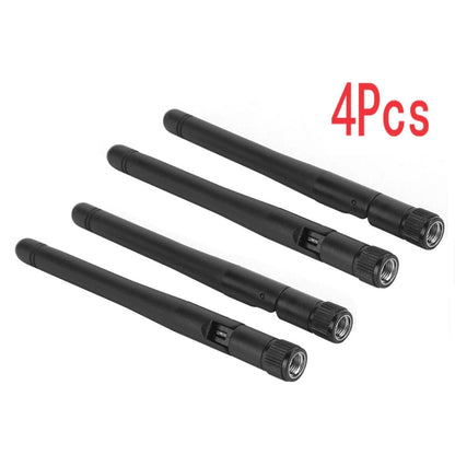 4Pcs 11cm 5DBI PR-SMA female 11CM Wifi Antenna Dual‑Band Antenna 2.4G 5G