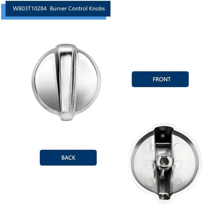 5PCS Stove Burner Control Knob Accessory For GE Range Oven Model JB840SP Series
