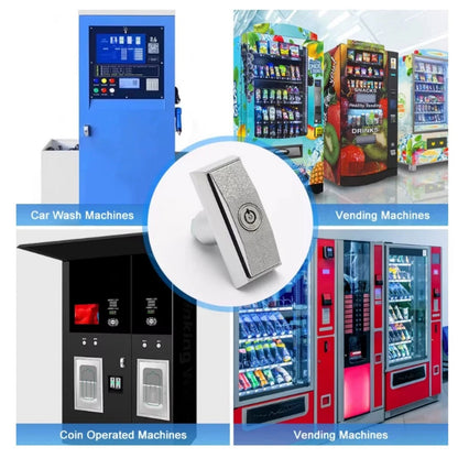 T Lock Zinc Alloy for Water Vending Machine Pin Tumbler with 3 Keys Security