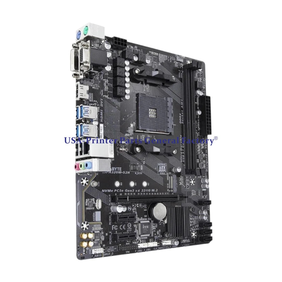 For Gigabyte Technology GA-A320M-S2H computer motherboard,AMD,AM4 socket,ddr