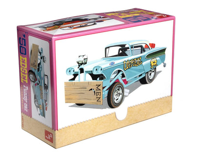 AMT 1958 Edsel AWB Funny Car Unreal 1:25 Scale Model Kit 7.5 inches, White