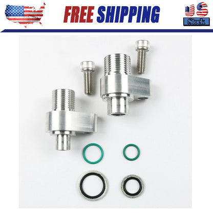 LS  AC Compressor adapter fittings for Denso 10S17F & 10S20F CNC Machined