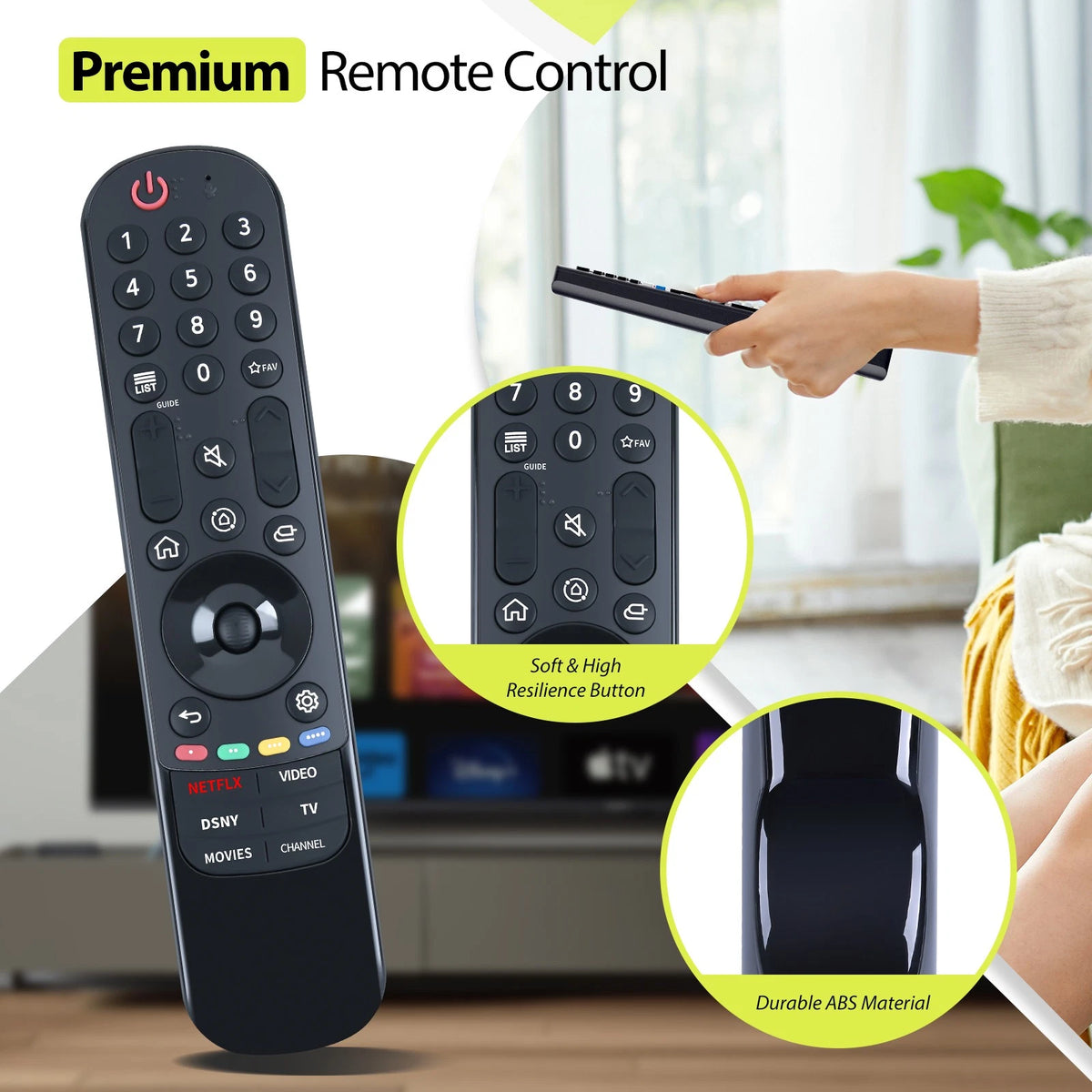 AN-MR23GA AN-MR22GA AN-MR21GA Universal Remote Control For LG UHD OLED QNED TV