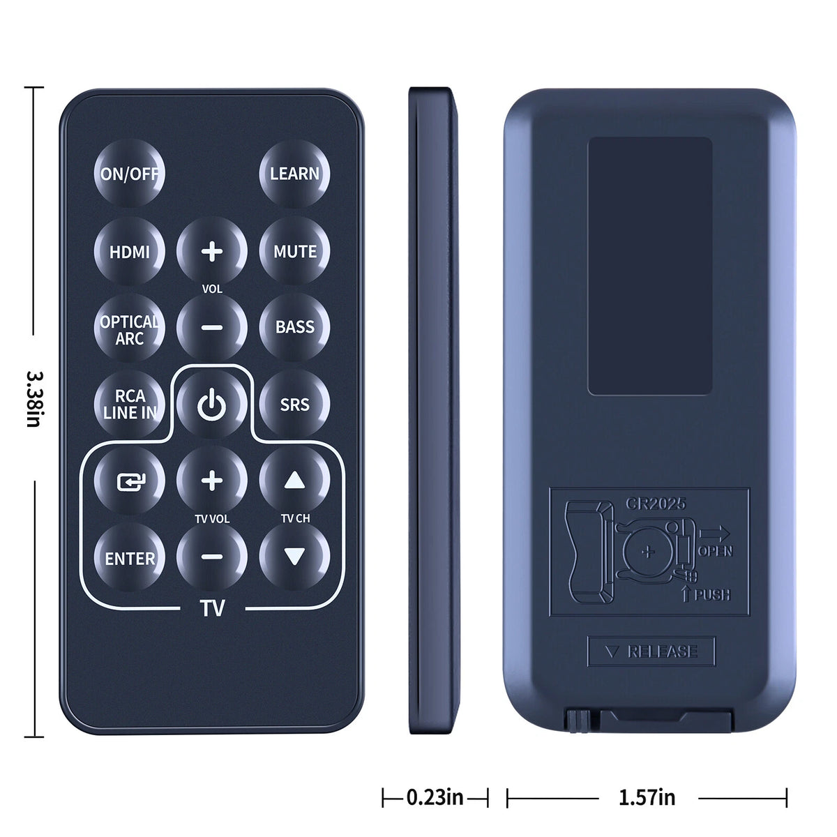 MXSB-252 Replacement Remote Control For MAXELL Digital SoundBase TV Speaker