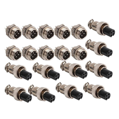 10 Set x GX12 Ation Connector Power Plug For Audio/Video Communications