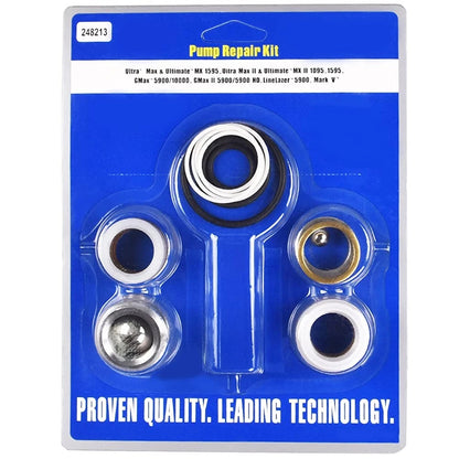 248213 Pump Repair Packing Kit for Airless Paint Sprayer 1095 1595 5900...