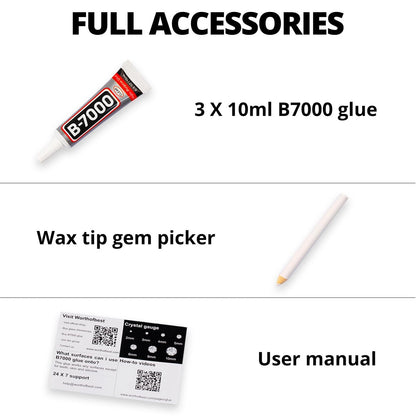 32000Pcs Metallic Gold Large Pack + 3pcs Glue, gold 2-6mm
