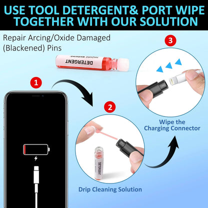 iPhone Cleaning Kit for Charging Port Cleaner, Cleaner AirPod Black