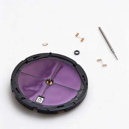 3-Hands Watch Movement Black Date Indicator At 3 Solar Movement For VS42A