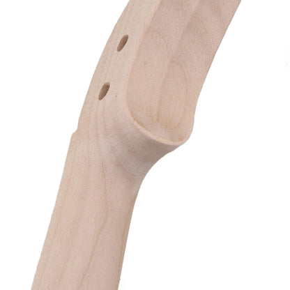 Yibuy DIY 4/4 Violin Neck Carved European Maple Wood Smooth Type2, beige