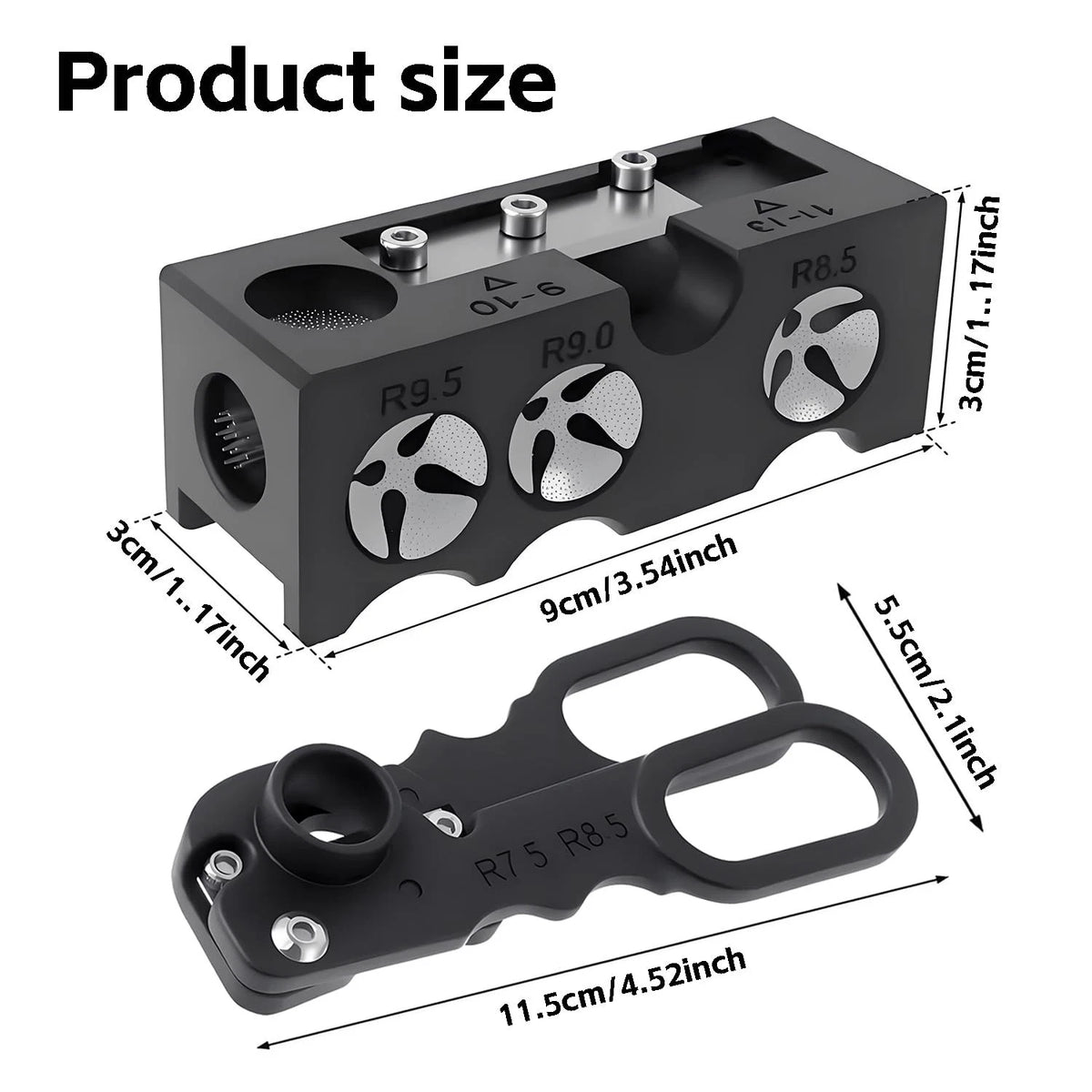 Guokoo 11-in-1 Pool Cue Tips Replacement Kit, Billiards Tip Black