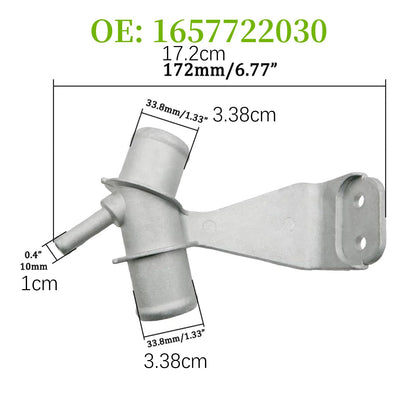 1 PC Aluminium Radiator Water Coolant Pipe Part For Toyota Corolla 2009-2013