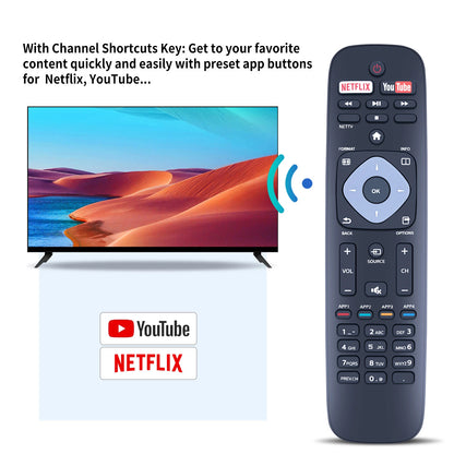 Remote Control For Philips 5000 Series Smart Ultra HDTV 55PFL5901/F8