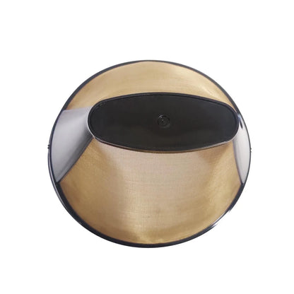 Ainreond 2Pcs Reusable Coffee Filter Basket, No.4 Cone one size, Black