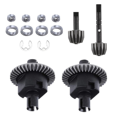 For HSP 1/10 RC Car Metal Front & Rear Differential Gear Kit Accessories