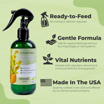 Premium Carnivorous Plant Food Spray by Perfect Plants | Foliage...