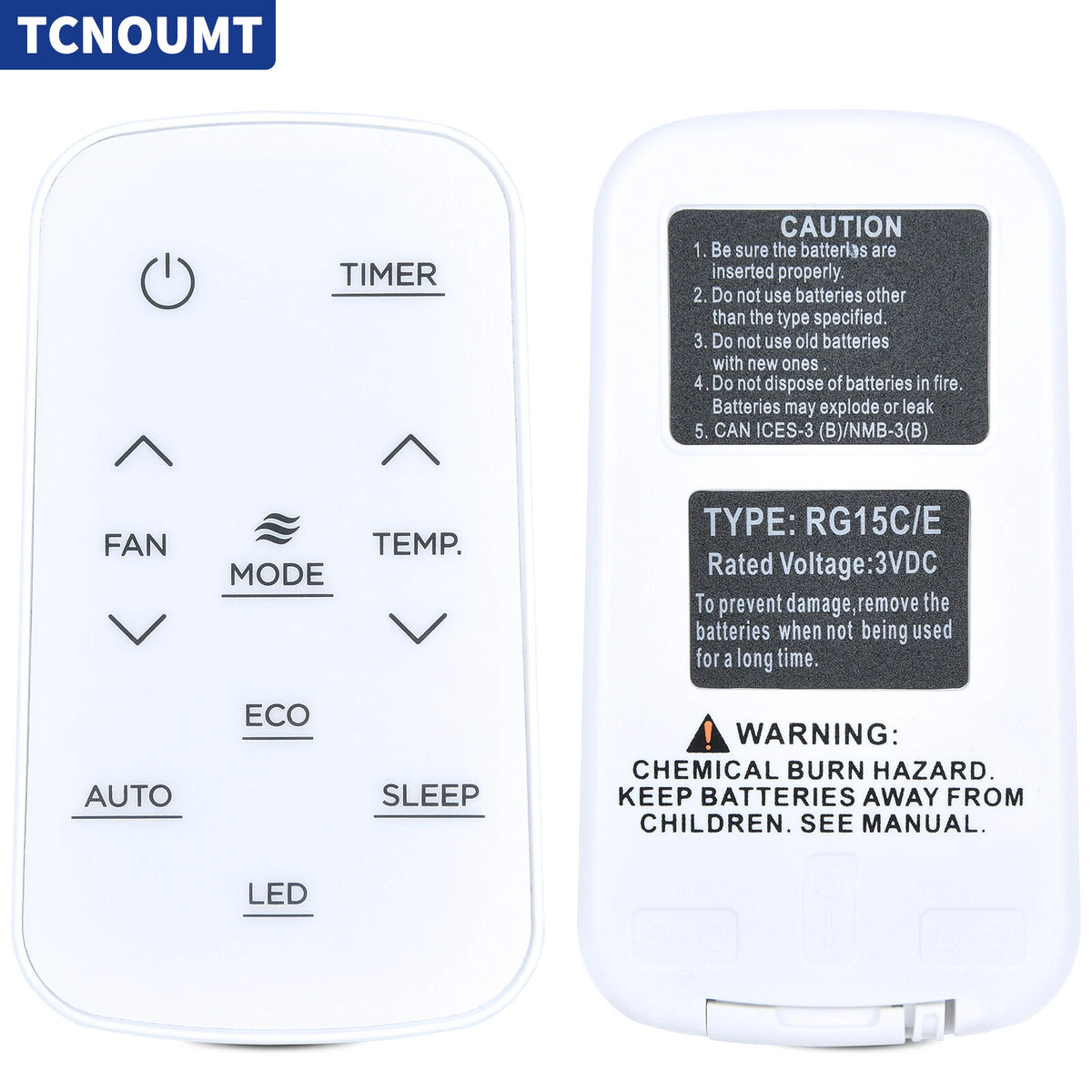 Remote Control For Toshiba Window Air Conditioner RG15C/E RG15CE