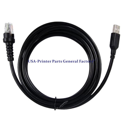 6FT 2M USB Straight Cable Compatible For Zebex Z-6170 Barcode Scanner