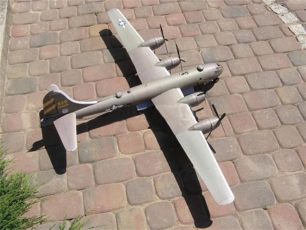 1/47 Unassembled B-29 Super Fortress Bomber Paper Aircraft Model Handmade Model