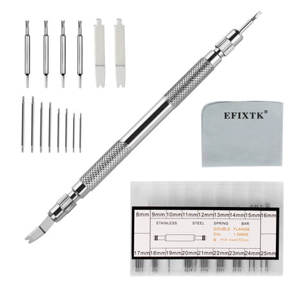 EFIXTK Spring Bar Tool Set with Extra 6 Tips Pins for Watch Wrist Bands...