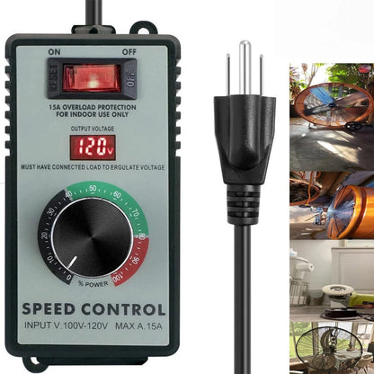 Professional AC Motor Speed Controller 120V for Inductive and Resistive Loads