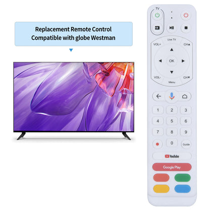 Voice Remote Control For Westman InfiniTV Yukon TV EVO PRO 4K TV -