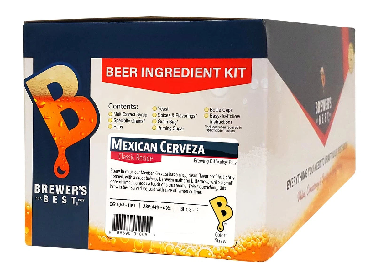 Brewer's Best Home Brew Beer Ingredient Kit - 5 Gallon 5 gallon, Beige