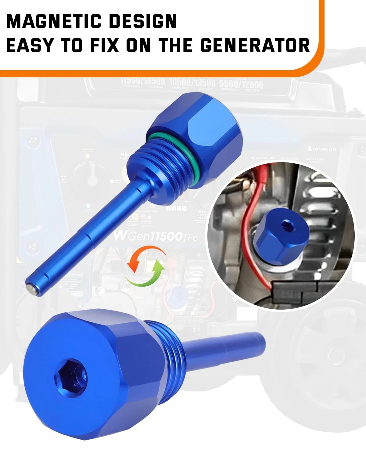Alpha Rider Magnetic Dipsticks with O-Ring Seal for Westinghouse...