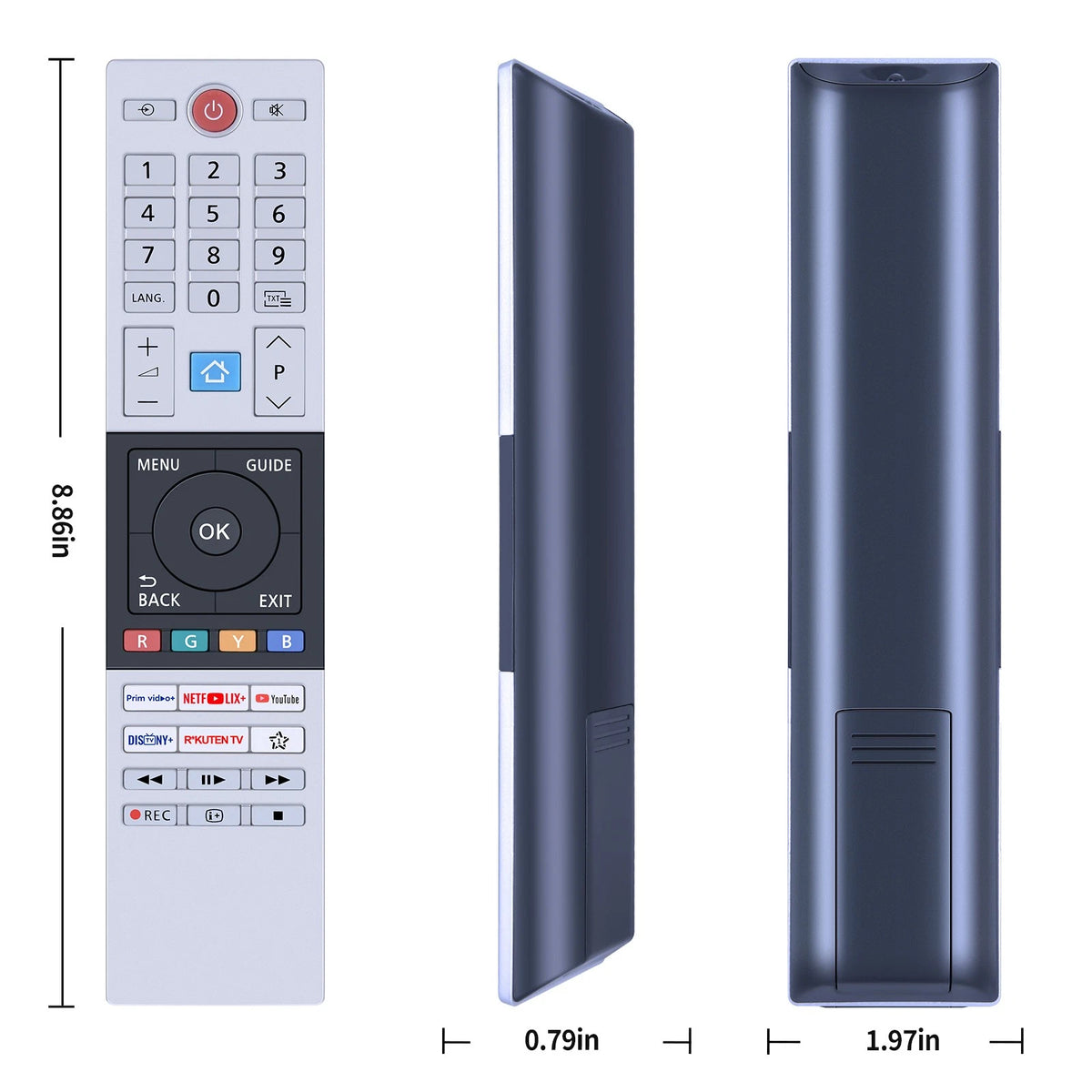 CT-8567 Replacement Remote Control For Toshiba TV