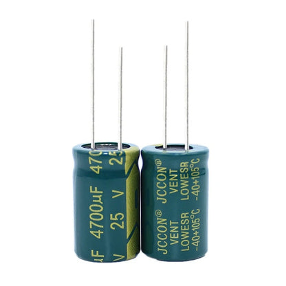 6.3V to 450V High Frequency LOW ESR Radial Electrolytic Capacitor 1uF to 22000uF
