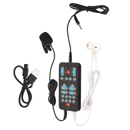 Portable Handheld Voice Changer With 8 Sound Effects For Karaoke Live Streaming