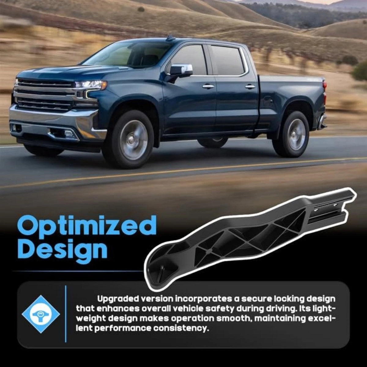 84129825 Hood Release Handle Easy Install For Chevrolet Silverado 1500 2019-2025