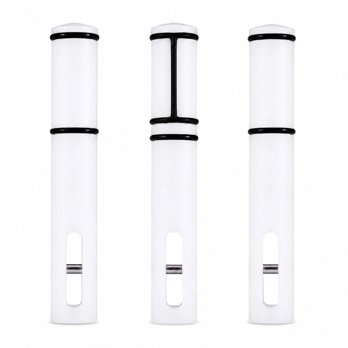 FROZTIVA 16cm Valve Rods for Soft Serve Ice Cream 16cm, White and Black