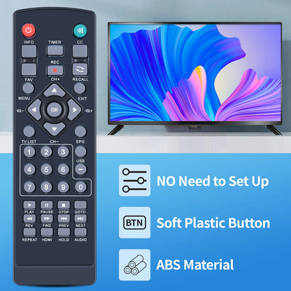 Remote Control For Mediasonic Homeworx HW130STB Digital TV Converter Box