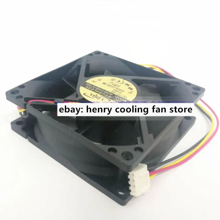 For ADDA AD0812HB-A73GL DC 12V 0.25A 80*80*25mm 36CFM 3pin Case cooling fan