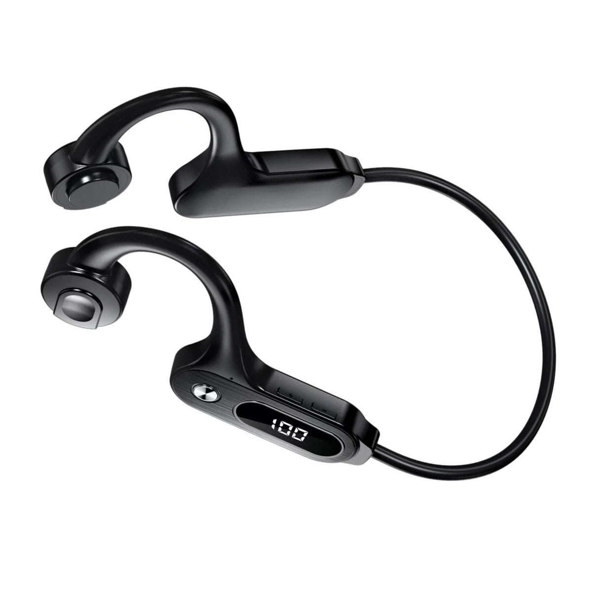 Bone Conduction Headphones Stable Transmission  LED Digital Screen Work