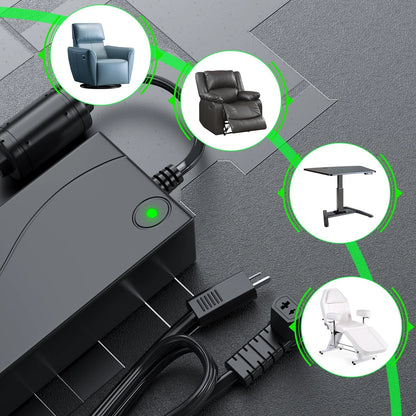 Universal Electric Couch Power Recliner Adapter 29V 2A Supply Black