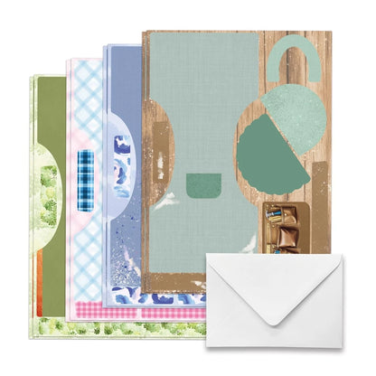 Katy Sue Handy Hobby Aprons Card size 4.6 x 7 inches, mixed colors