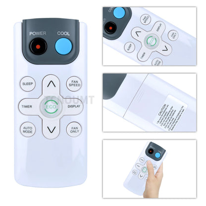 Replacement Remote Control For Honeywell Digital Window Air Conditioner HAC6