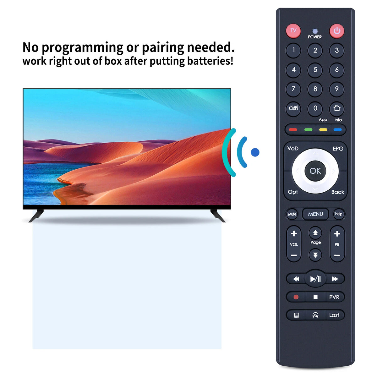 Replacement Remote Control For TOYA 4K C55CX